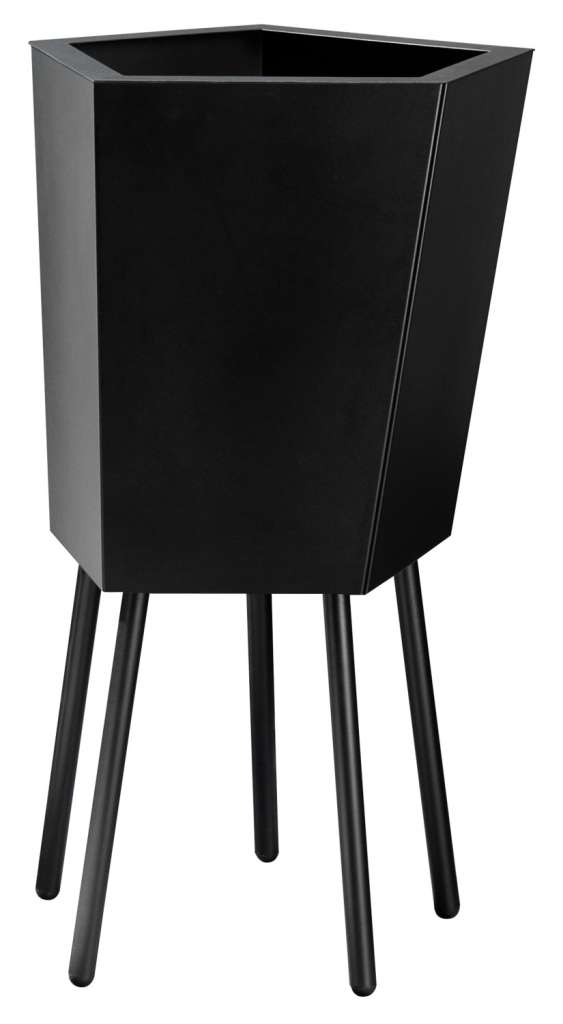 Flora - Elevation 40 Pflanzengefäß - Schwarz - outdoor