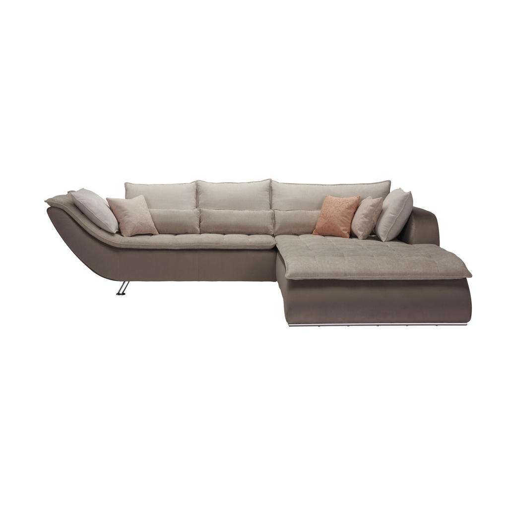Hom`in WOHNLANDSCHAFT Braun, Beige Webstoff