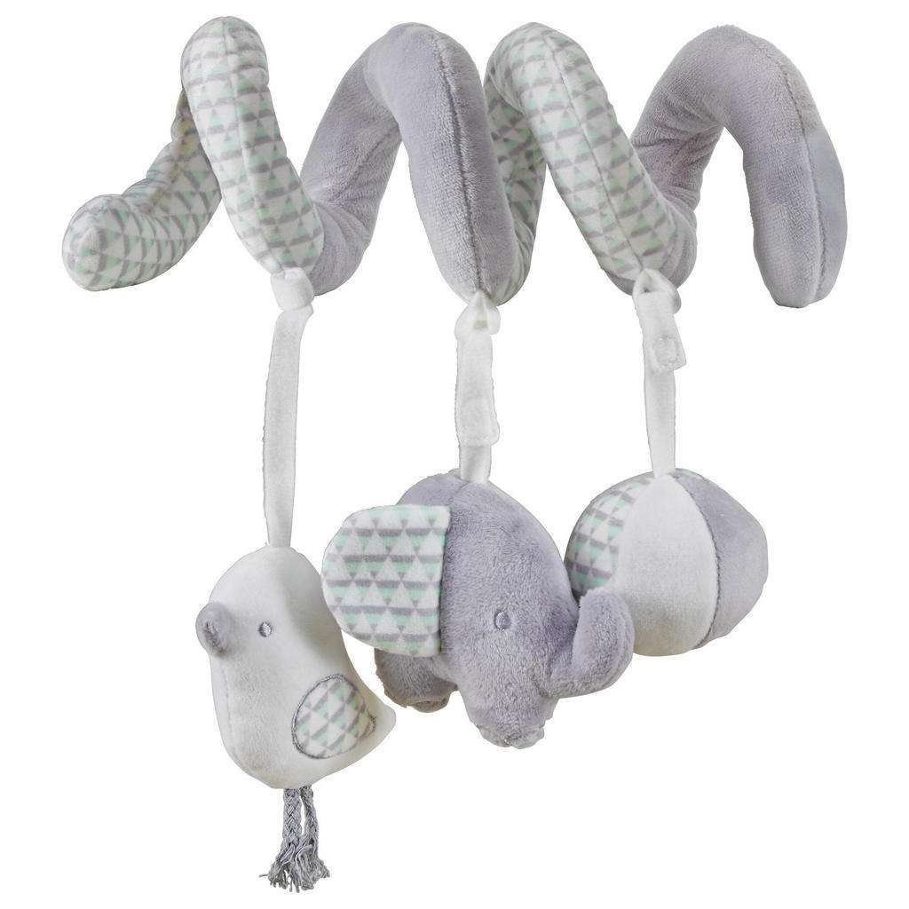 Patinio BABYSCHALENMOBILE, Weiß, Grau