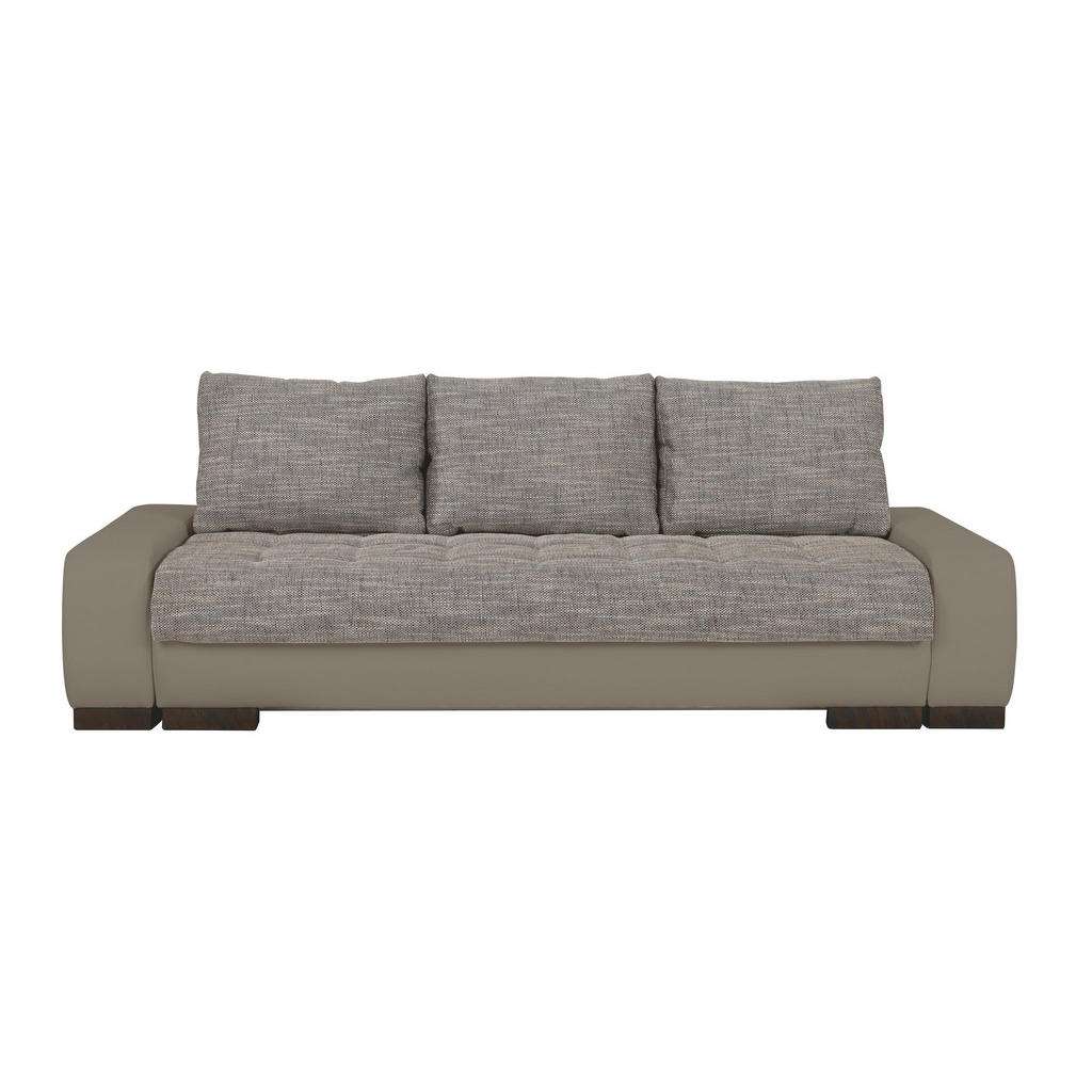 Carryhome SCHLAFSOFA Webstoff Braun