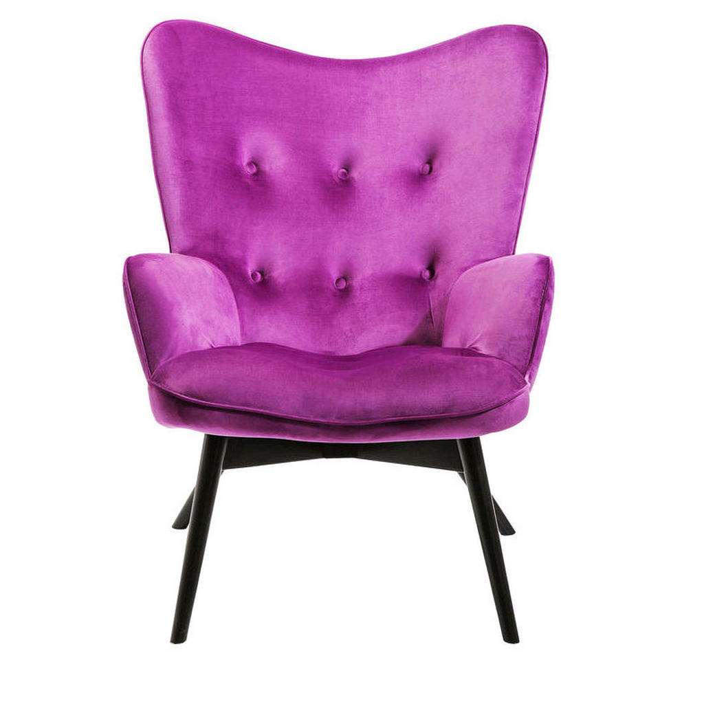 Kare-Design SESSEL Samt Lila