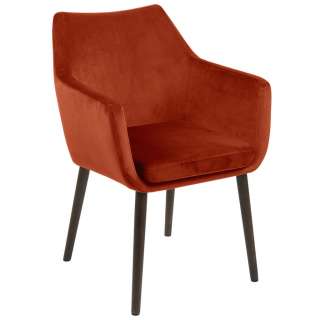 Ambia Home ARMLEHNSTUHL Samt Orange