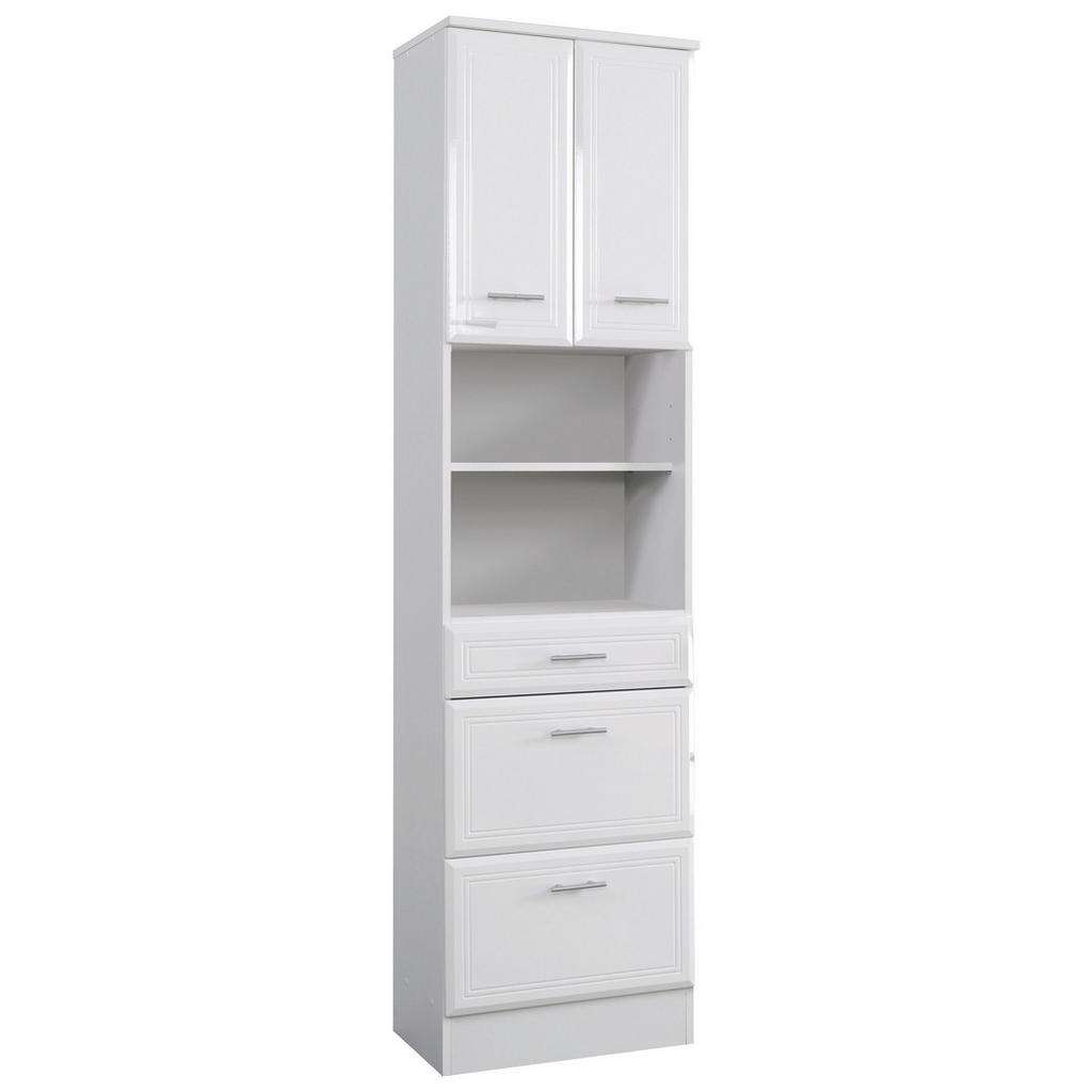 Carryhome HOCHSCHRANK Weiß