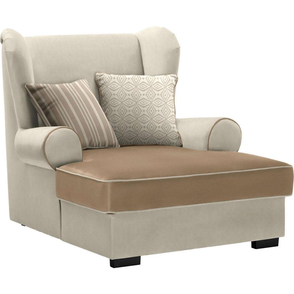 Hom`in OHRENSESSEL Mikrofaser Braun