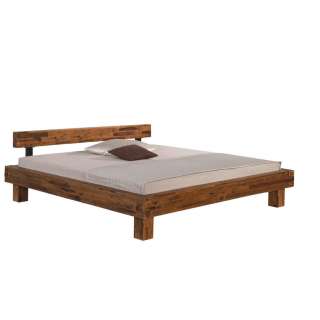 Linea Natura BALKENBETT Akazie massiv 180/200 cm, Braun