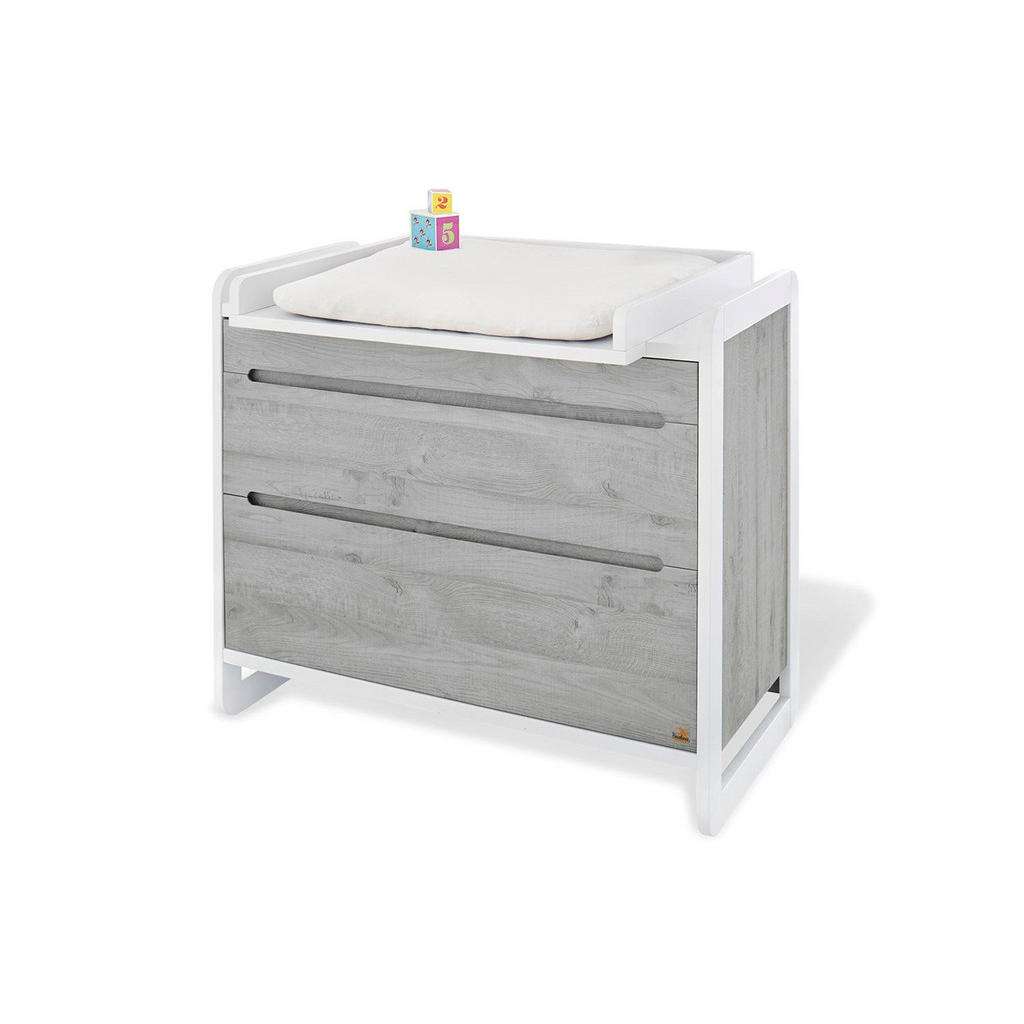 XXXL WICKELKOMMODE Pinolino Curve Weiß