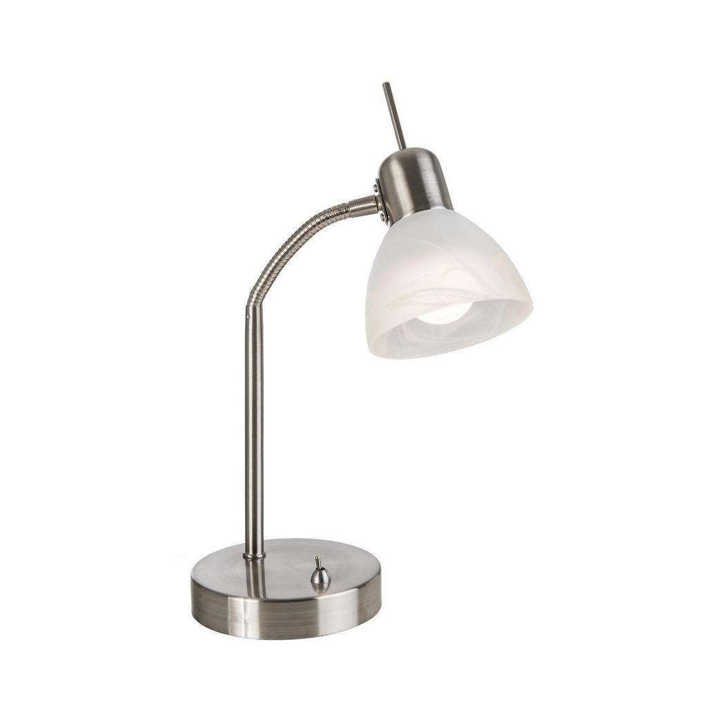 Boxxx LED-SCHREIBTISCHLEUCHTE, Weiß, Silber