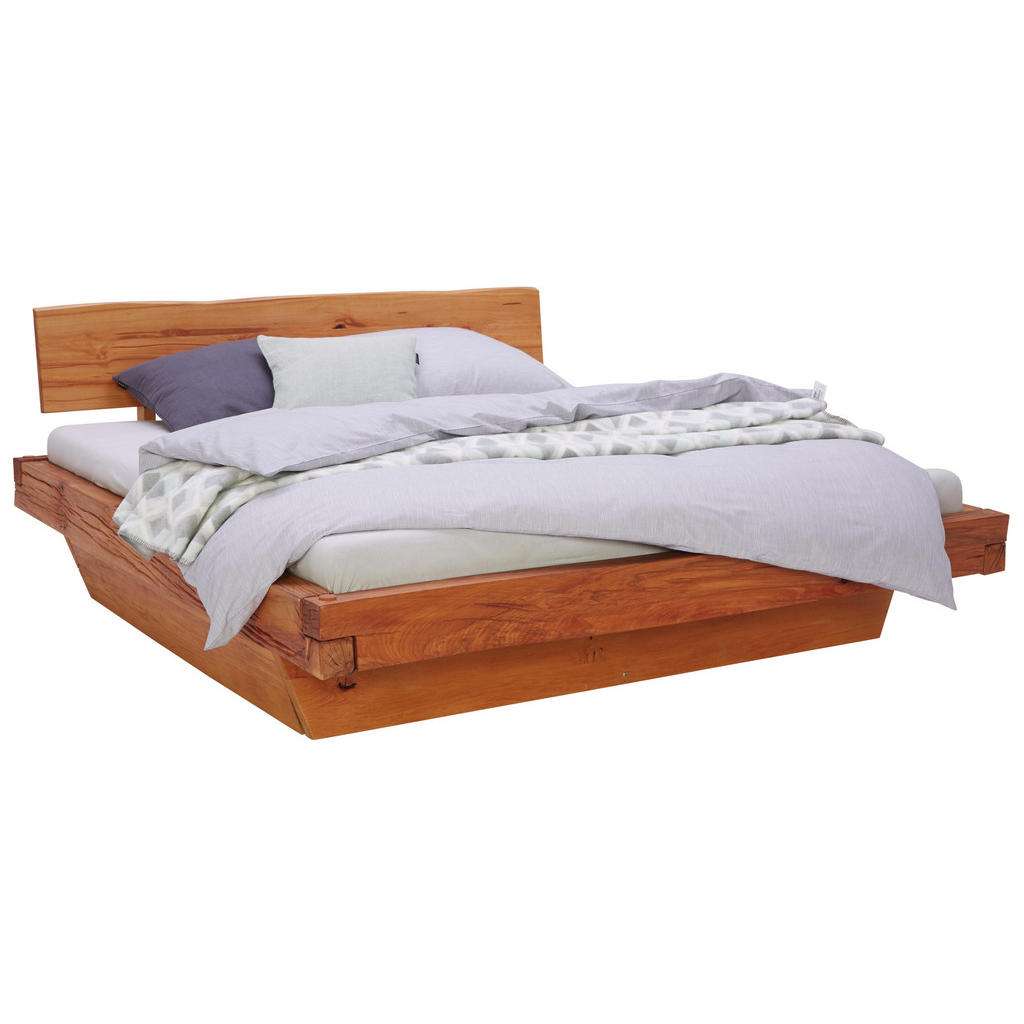 Linea Natura BALKENBETT Buche massiv 180/200 cm, Braun