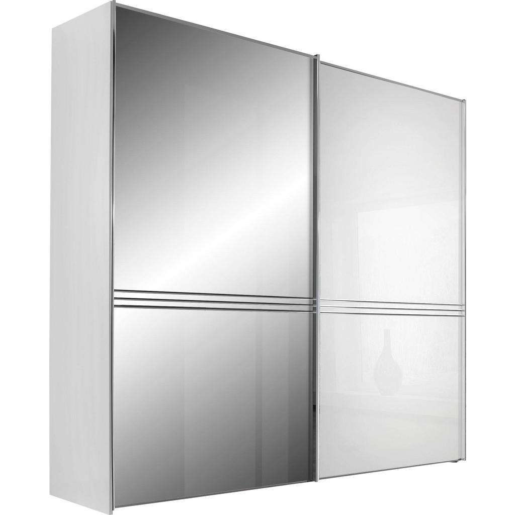 Moderano SCHWEBETÜRENSCHRANK 2-türig Weiß