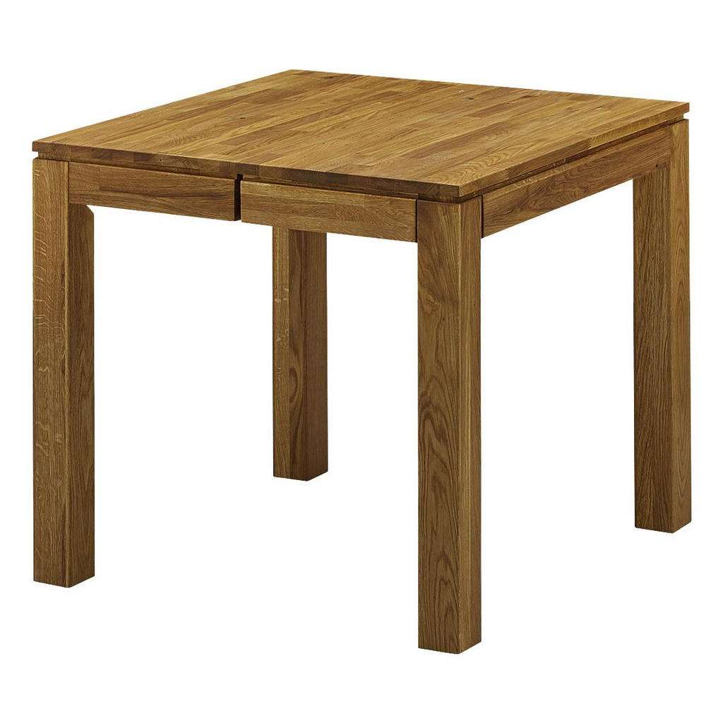 Linea Natura ESSTISCH Wildeiche massiv quadratisch Braun