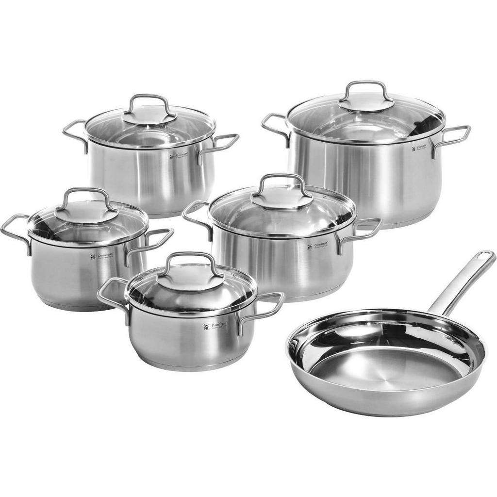 WMF KOCHTOPFSET Edelstahl 6-teilig, Silber