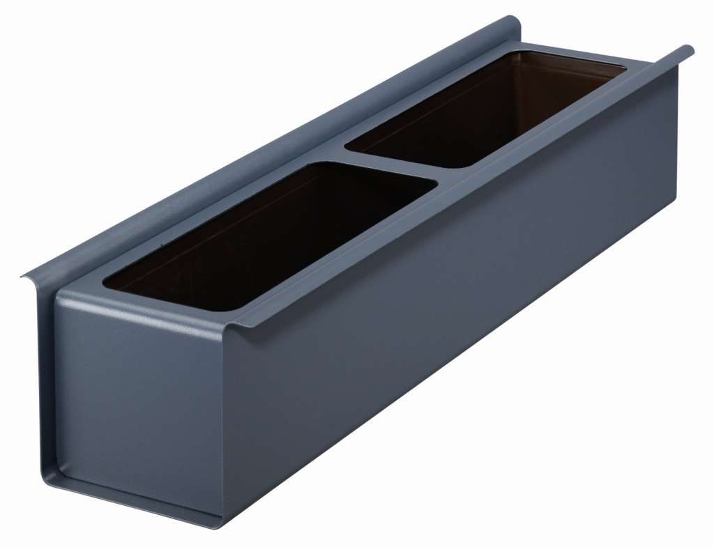 Flora - Sunset 100 Blumentopf - Anthrazit - outdoor