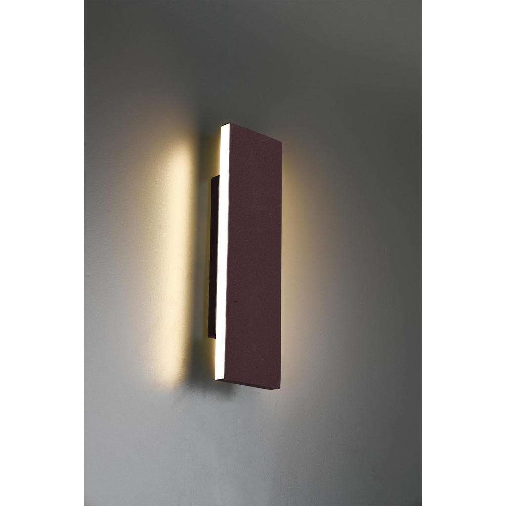 XXXL LED-WANDLEUCHTE, Weiß, Braun