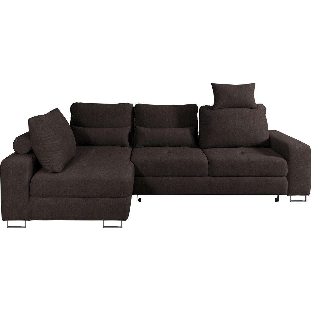 Hom`in WOHNLANDSCHAFT Braun Webstoff