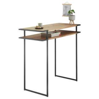Hom`in BARTISCH Eiche massiv Schwarz, Braun