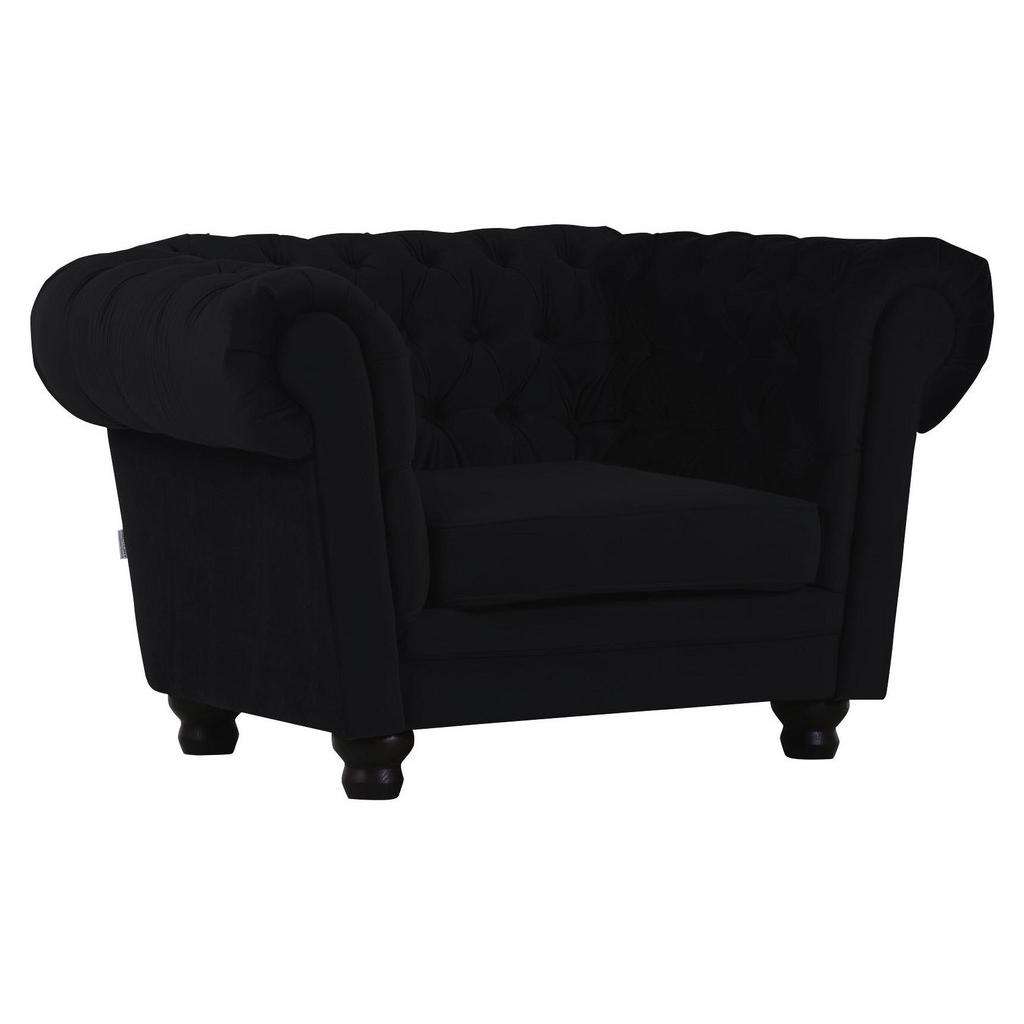 XXXL SESSEL Flachgewebe Schwarz