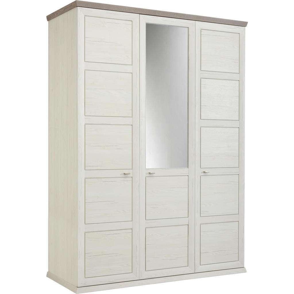 Hom`in DREHTÜRENSCHRANK 3-türig Weiß