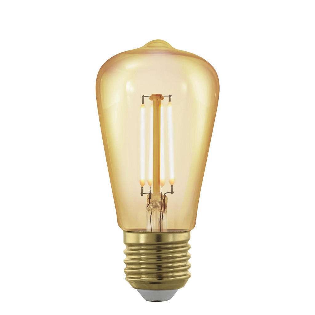 XXXL LED-LEUCHTMITTEL E27 4 W, Weiß, Gold