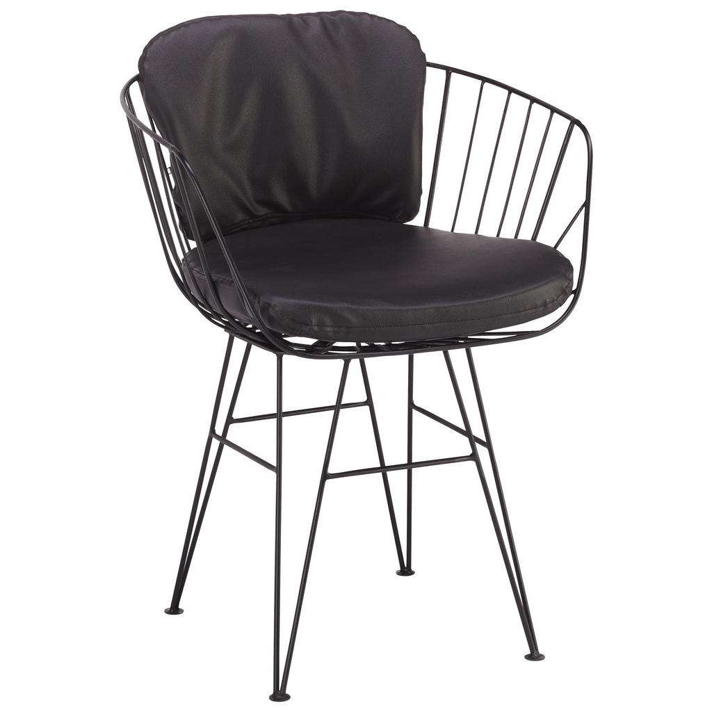 Landscape SESSEL Lederlook Schwarz