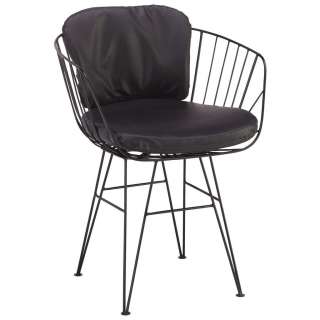 Landscape SESSEL Lederlook Schwarz