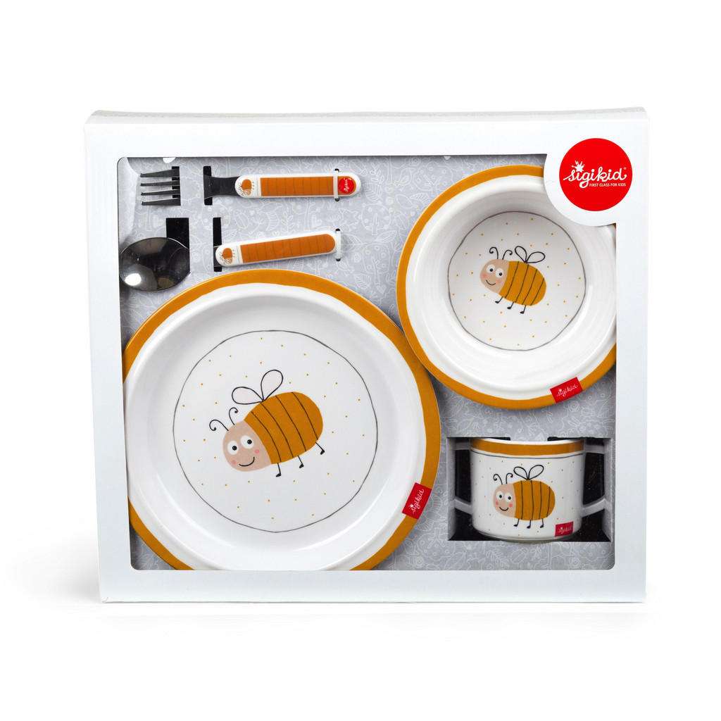 Sigikid KINDERGESCHIRRSET, Geld, Weiß