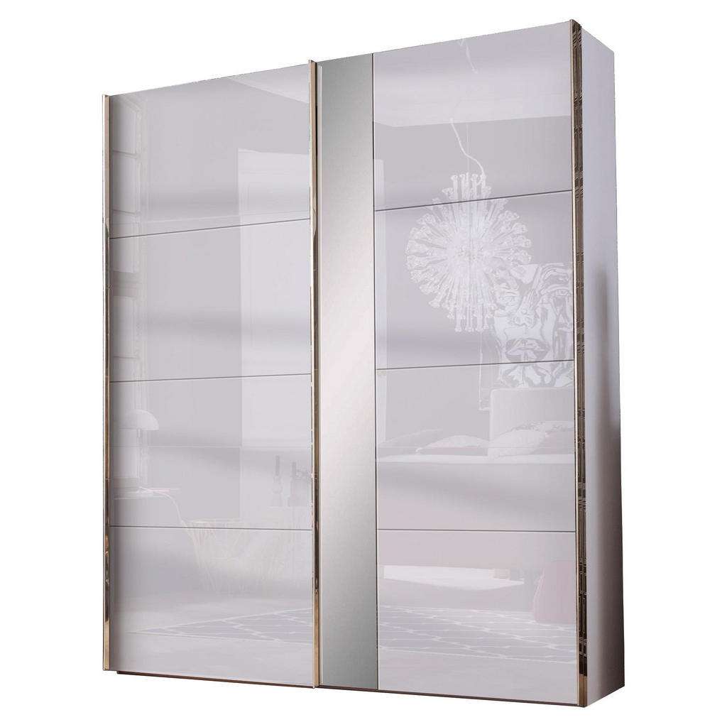 Hom`in SCHWEBETÜRENSCHRANK 2-türig Weiß