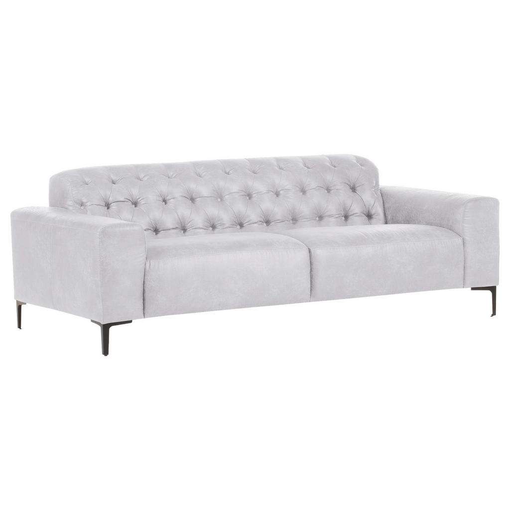 Landscape 2,5-SITZER Flachgewebe Grau