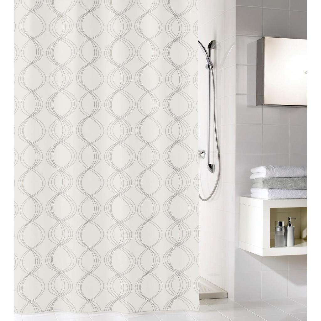 Kleine Wolke DUSCHVORHANG Weiß