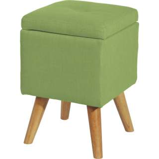 Carryhome HOCKER Mikrofaser Grün