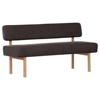 Xora SITZBANK Flachgewebe Buche massiv braun