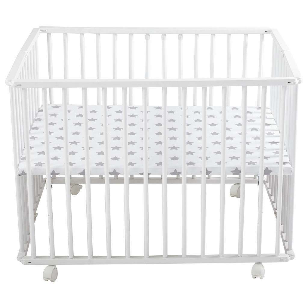 My Baby Lou LAUFGITTER Star 100/75/74 cm, Weiß