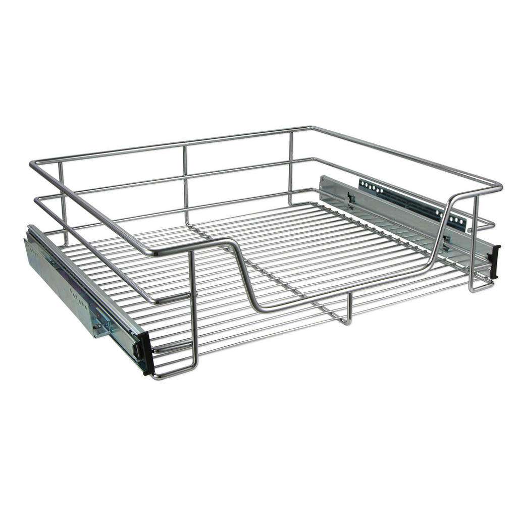 XXXL TELESKOP SCHUBLADE 49/14/44 cm Silber
