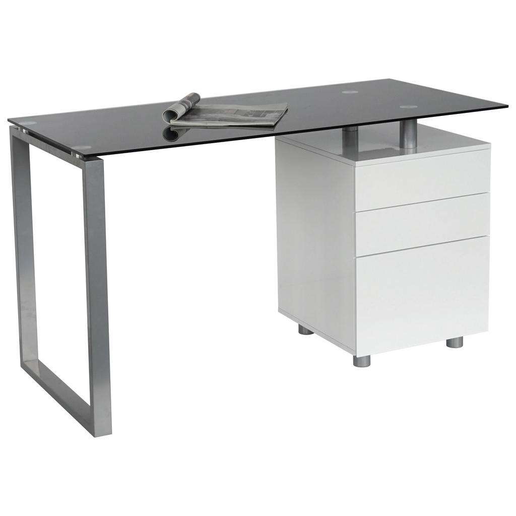 Xora SCHREIBTISCH Mehrfarbig, Weiß