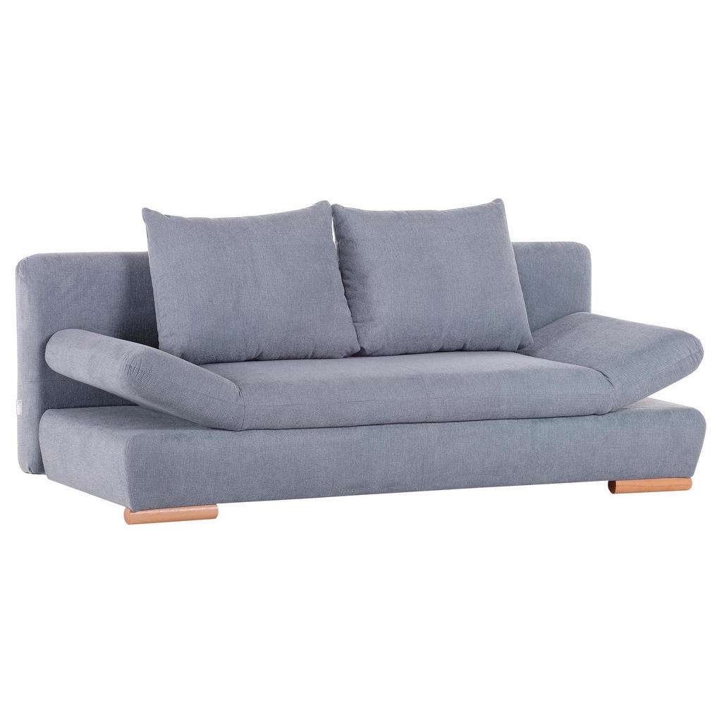 Xora SCHLAFSOFA Flachgewebe Blau