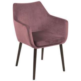 Ambia Home ARMLEHNSTUHL Samt Rosa
