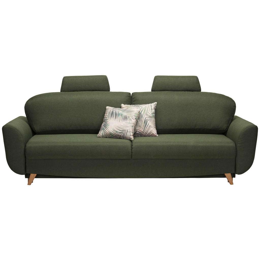 Novel SCHLAFSOFA Webstoff Grün