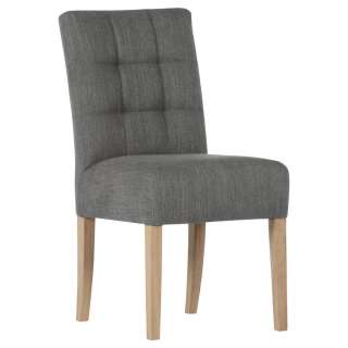 Xora STUHL Flachgewebe Grau
