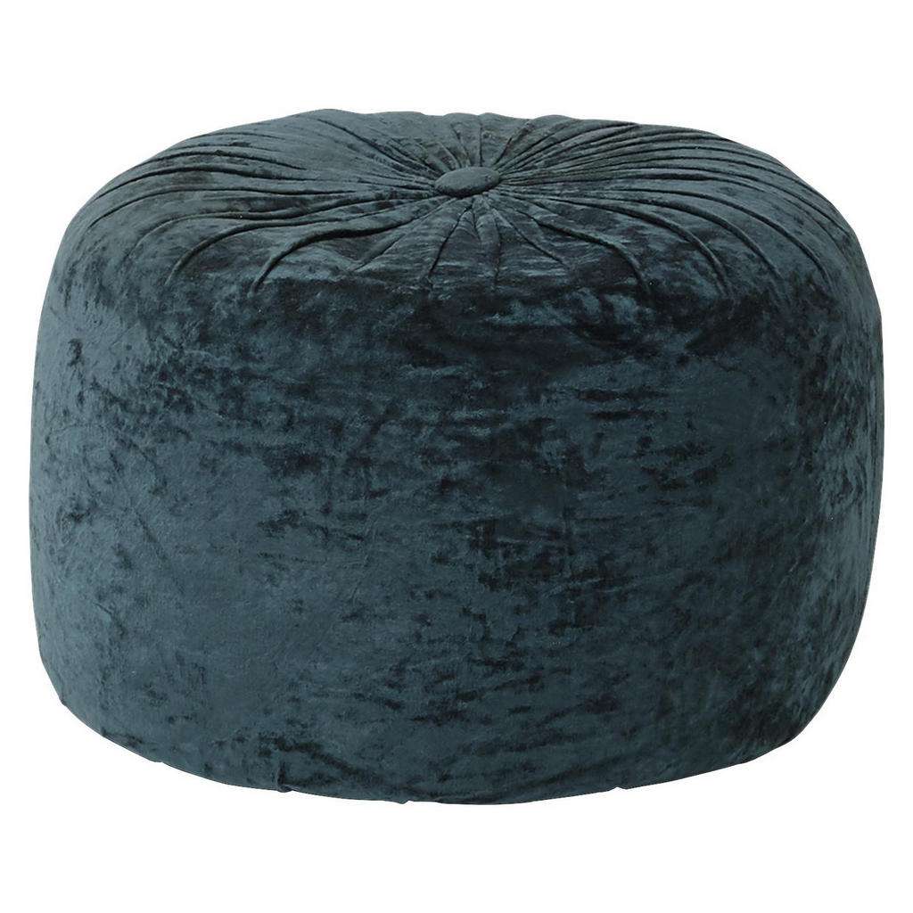 Carryhome HOCKER Samt Grün
