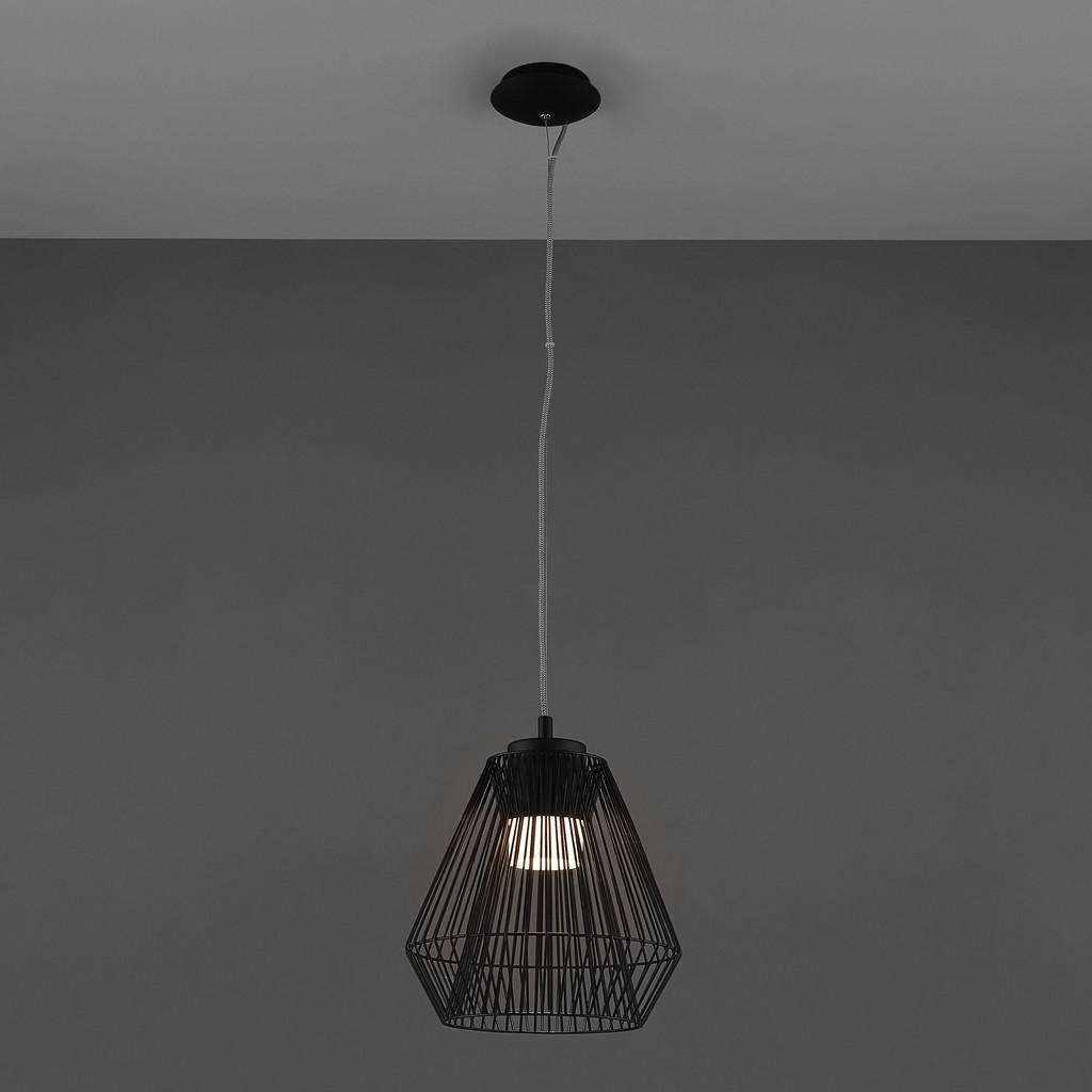 XXXL LED-HÄNGELEUCHTE, Schwarz