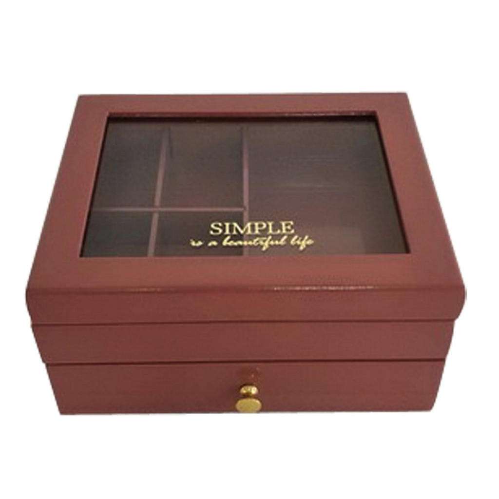 Ambia Home DEKOBOX, Rot, Gold