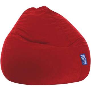 Carryhome SITZSACK Mikrofaser Rot