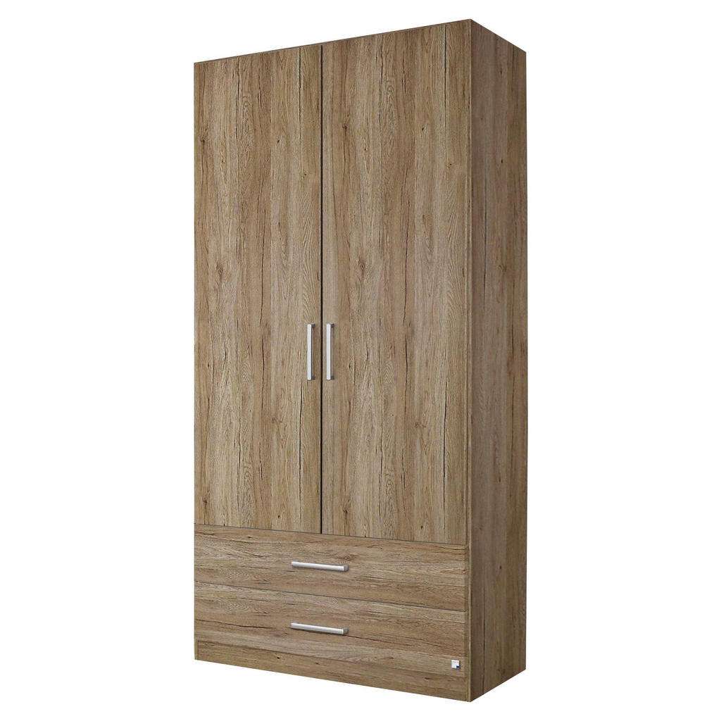 Carryhome DREHTÜRENSCHRANK 2-türig Braun