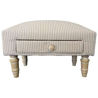 XXXL HOCKER Paulownia Weiß