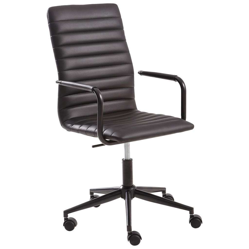 XXXL DREHSTUHL Lederlook Schwarz