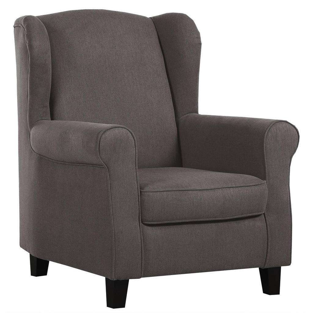 XXXL OHRENSESSEL Flachgewebe Braun