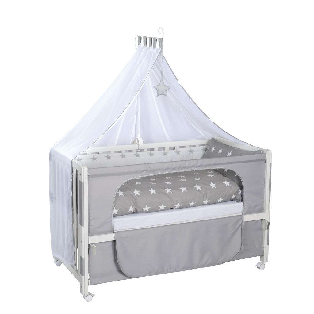 Roba GITTERBETT-KOMPLETTSET Room Bed Little Stars Weiß