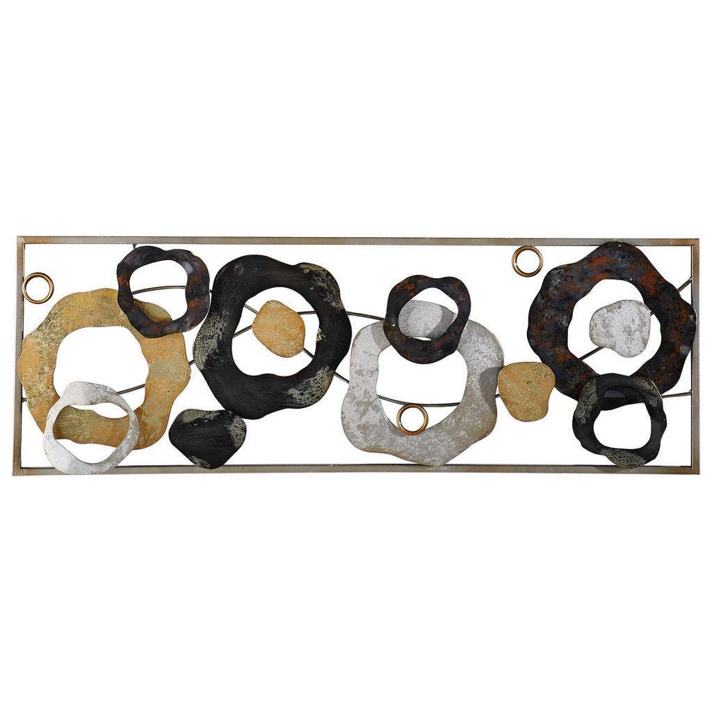 Ambia Home WANDDEKO Metall, Mehrfarbig