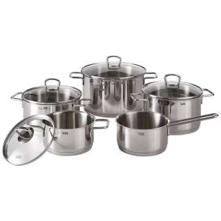Silit KOCHTOPFSET Edelstahl 5-teilig, Silber