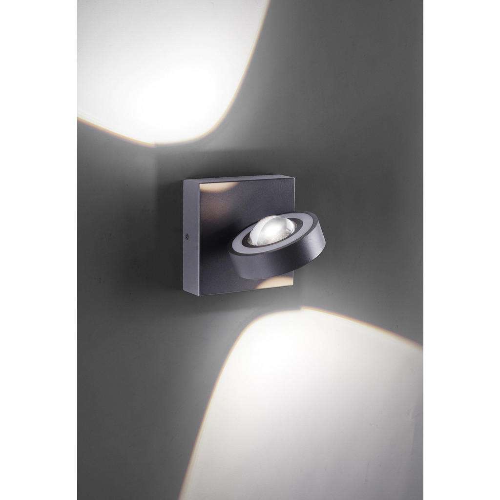 XXXL LED-WANDLEUCHTE, Grau