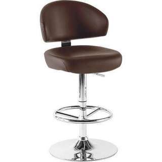 Novel BARHOCKER Lederlook Braun